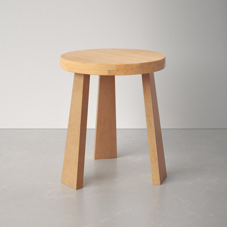 Hopkins Solid Wood Accent Stool & Reviews AllModern